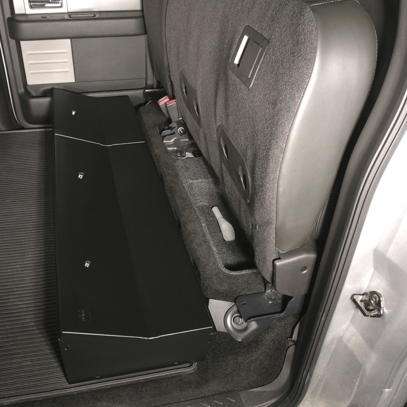 Ford F-150 Underseat Storage Box - Tuffy Products - Full Length W/ Keyed Lock - Black - `09-`14